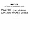 Top Quality Front Suspension Struts Pair For Hyundai Sonata Azera K78-100662